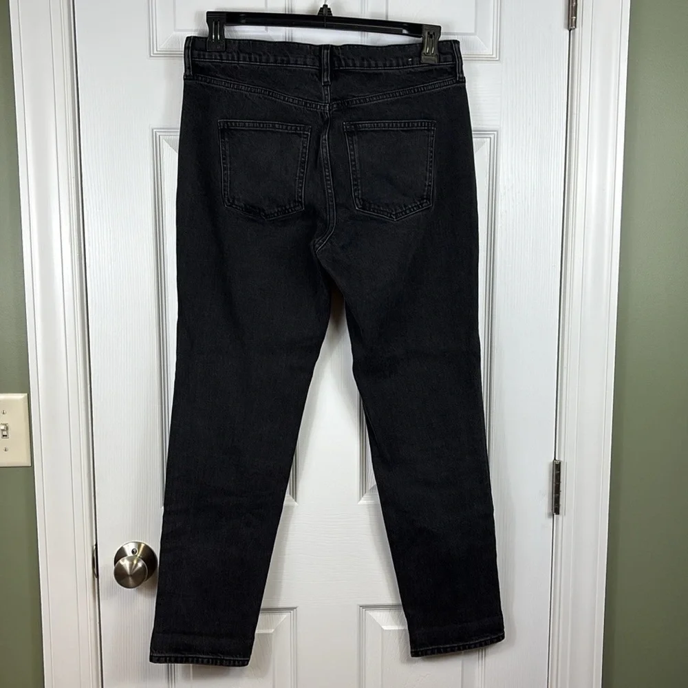 Boden girlfriend jeans washed black sz 30 - Picture 10 of 12